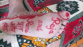 Sissy foot tattoo