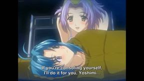 Lesbianas hentai se frotan unas contra otras hasta chorrear