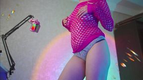 hairypussyangel - update #7 - cyberpunk 2077 cosplay cyborg girl blue hair, hairy pussy dirty ass great orgasm - jul 05, 2024