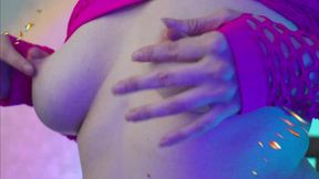hairypussyangel - update #7 - cyberpunk 2077 cosplay cyborg girl blue hair, hairy pussy dirty ass great orgasm - jul 05, 2024