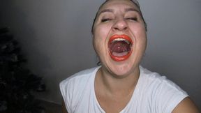 Yawning and the smell of red lips ORDER a