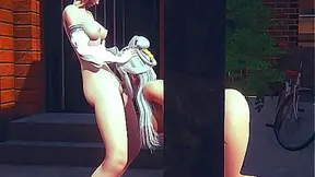 Ningguang Pleasures Jean with Forbidden Desires in Genshin Fantasy Tale