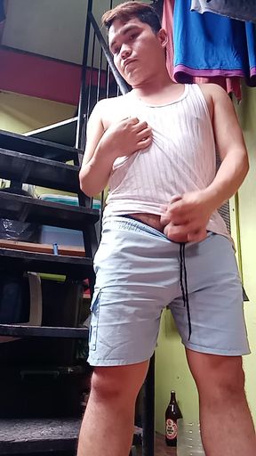 Thrilled Outdoor Masturbation Alone