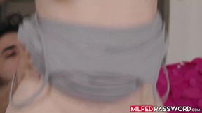 My hardcore sex with busty MILF RayVeness concluded after I cum in her mouth