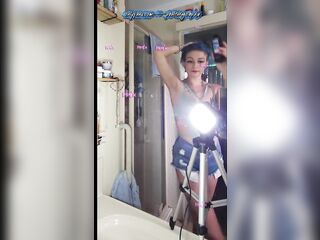 Grwm Alternative Hotty Dyeing My Hair Blue Dance Party & Washroom Enjoyment (pov)