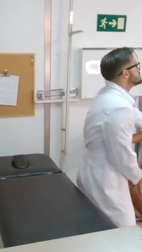 Iconic moment from &quot;Perverted old gynecologist fucks 18 years old petite teen virgin&quot;