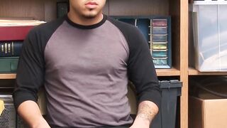 BoyPunish.com - Bearded and hairy security officer's hard, raw fuck with a young, eag