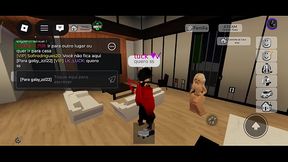 Comi minha amiga no Brookhaven