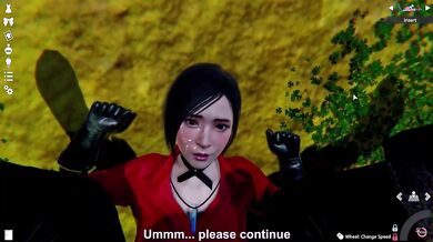 Honey Select 2:Passionate sex with Ada Wang in the park