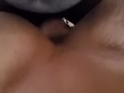 Sexy babe swallow the pipe