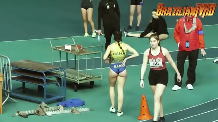 Sporty ass jiggle