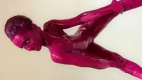 Flexible Exercises With Body Painting - Watch4Fetish