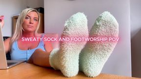 Sweaty Sock and FootWorship POV