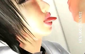 Chesty 3d hentai bitch fucking dick