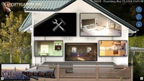 Boundaries of Morality (part 30) by Novel-games - Husband Fucks Wife's Pussy