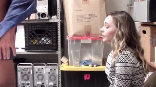 Thieving Teen Gets Her Sweet Panties lost And Filled With Semen