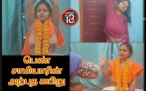 The Female Swamiji's Miraculous Sacred Cord - Very Hot and Tamil Viral Video