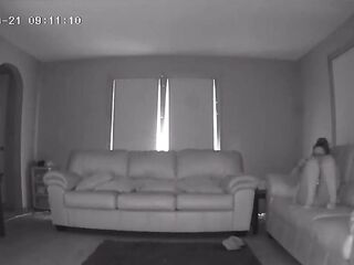 Wicked Babysitter Got Caught Masturbating on Nanny Webcam