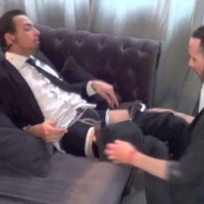 Tiago fucked by sexy latino twink in suit and class