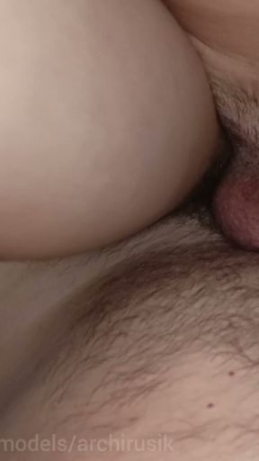 He fucks my narrow hole and small mouth without sparing, and my stallion   Clip 3