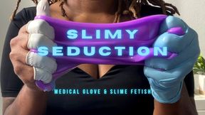 Temptress Mango in Slimy Seduction - Medical Glove and Slime Fetish