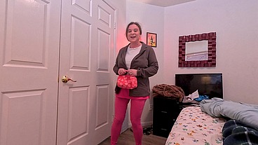 Stepmom comes home early and cums hard on your cock