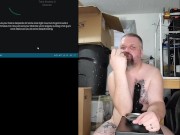 Locktober Day 8 slave continues with anal training