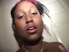 Huge black dick in the black milf...cum in mouth