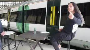 Hot trainstation game with Garabas and Olpr
