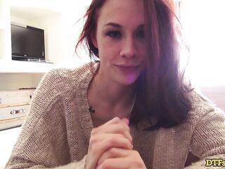 DTFsluts - Redhead mother I'd like to fuck Chanel Preston ass slam on a chair