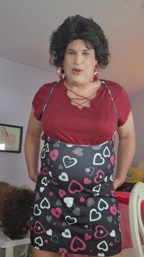 Lingerie show for Daddy and friends story!