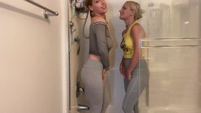 Go Pee in our Thong and Leggings Bathroom Fetish