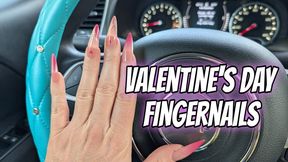 Valentines Day Fingernails