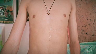 Are you into drooling? Watch me let my spit drip from my mouth onto my body and cock.