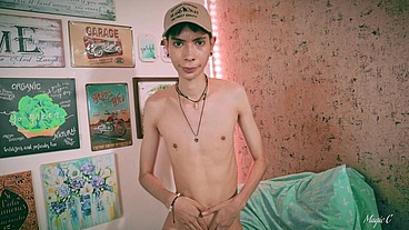 Are you into drooling? Watch me let my spit drip from my mouth onto my body and cock.
