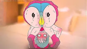 Piplup Seduces Bulma in Forbidden Pokmon-Dragon Ball Tryst