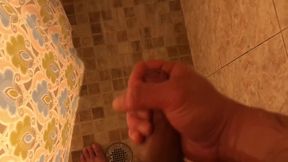 Smallish Uncircumcised Boner Fap off in Bathroom Petite Uncircumcised Salami