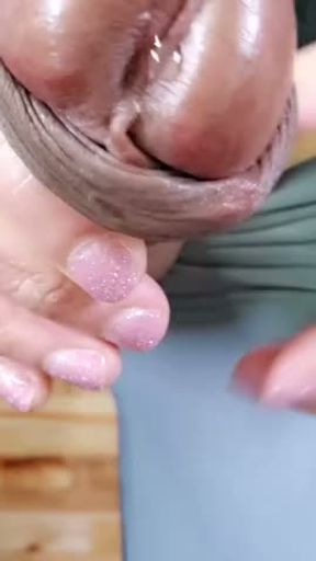 longmint in leggings cums