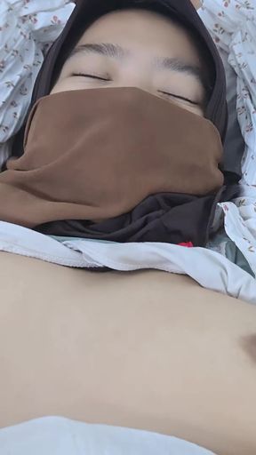 Naughty Hijab Girl Invite Me to Taste Her Pussy  - Minokiiko   Clip 1