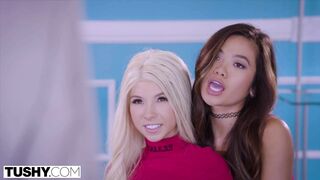 TUSHY - Kenzie Reeves and Vina Sky Love To Gape Together