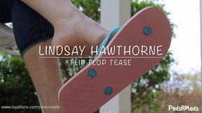 Lindsay Hawthorne Flip Flop Tease