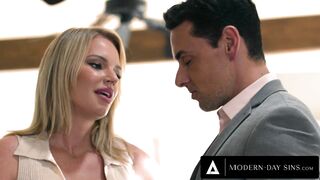 MODERN-DAY SINS - Secretly Bi-Curious Rachael Cavalli Is Offered A Threesome With Sexy Chloe Surreal