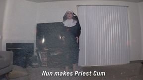 Religious Nun takes care of travelling priest 4