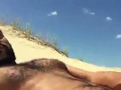 Greek Beach Jerk - Big Cock Hunk Outdoor Adventure