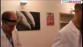 German doctor plays with big holes and big nips