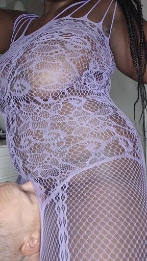 Queen Dreka Dominate Her Pathetic Loser Bitch in the Bathroom. Mistress/slave