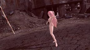 Megurine Luka Meiteki Cybernetics Project diva Nude Mod Full Nude