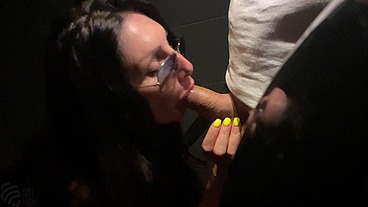 Fucked in a public toilet