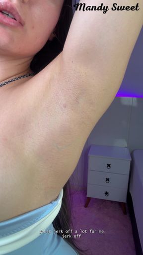 Guided Handjob! Armpit Fetish.. Come Cum for Me!