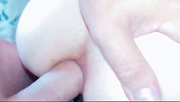 Anal POV of a hot and horny milf getting her tight rear entered